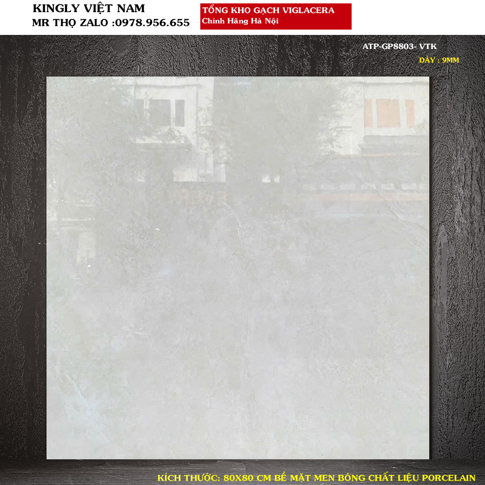 Gạch Viglacera 80x80 ATP-GP8803 Loại 1